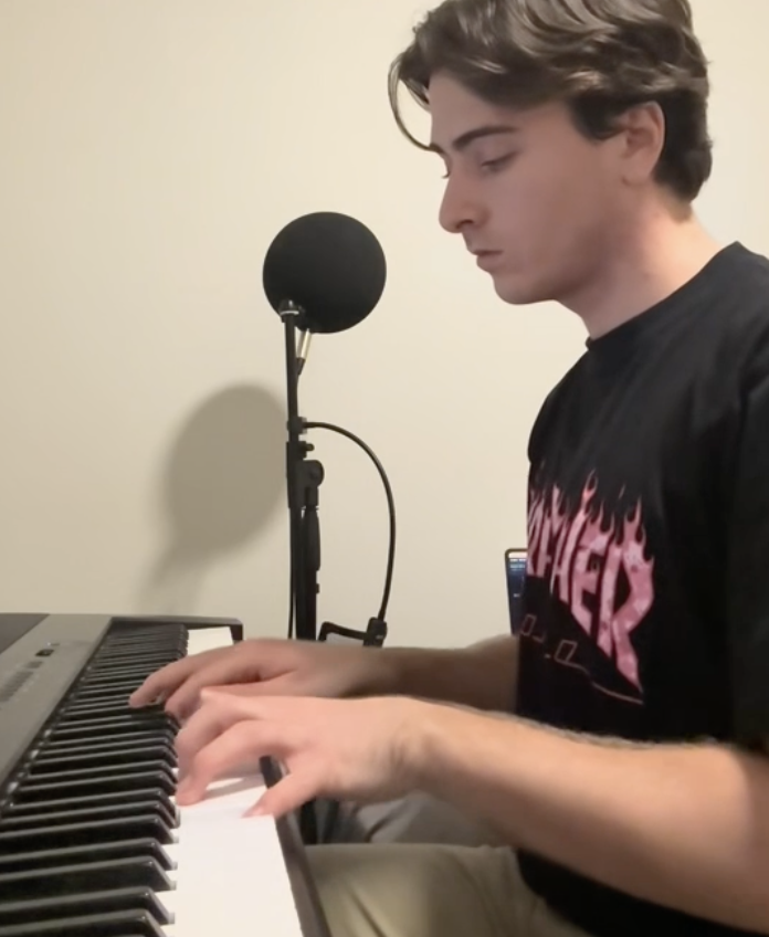 Piano performance portrait
